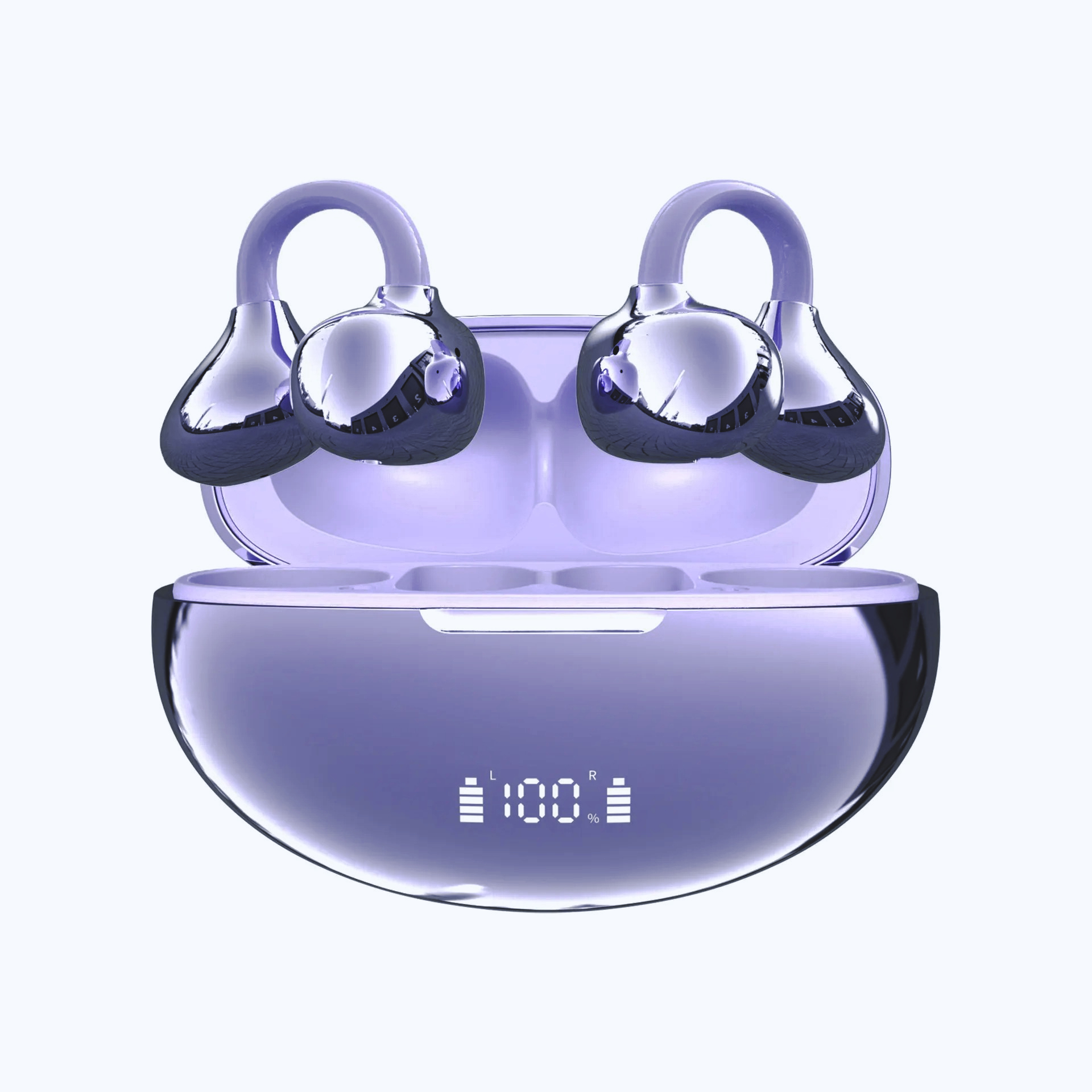 Aquatic Sports Performance - Comfortable Ear Clip Bluetooth Headset Non-Pain