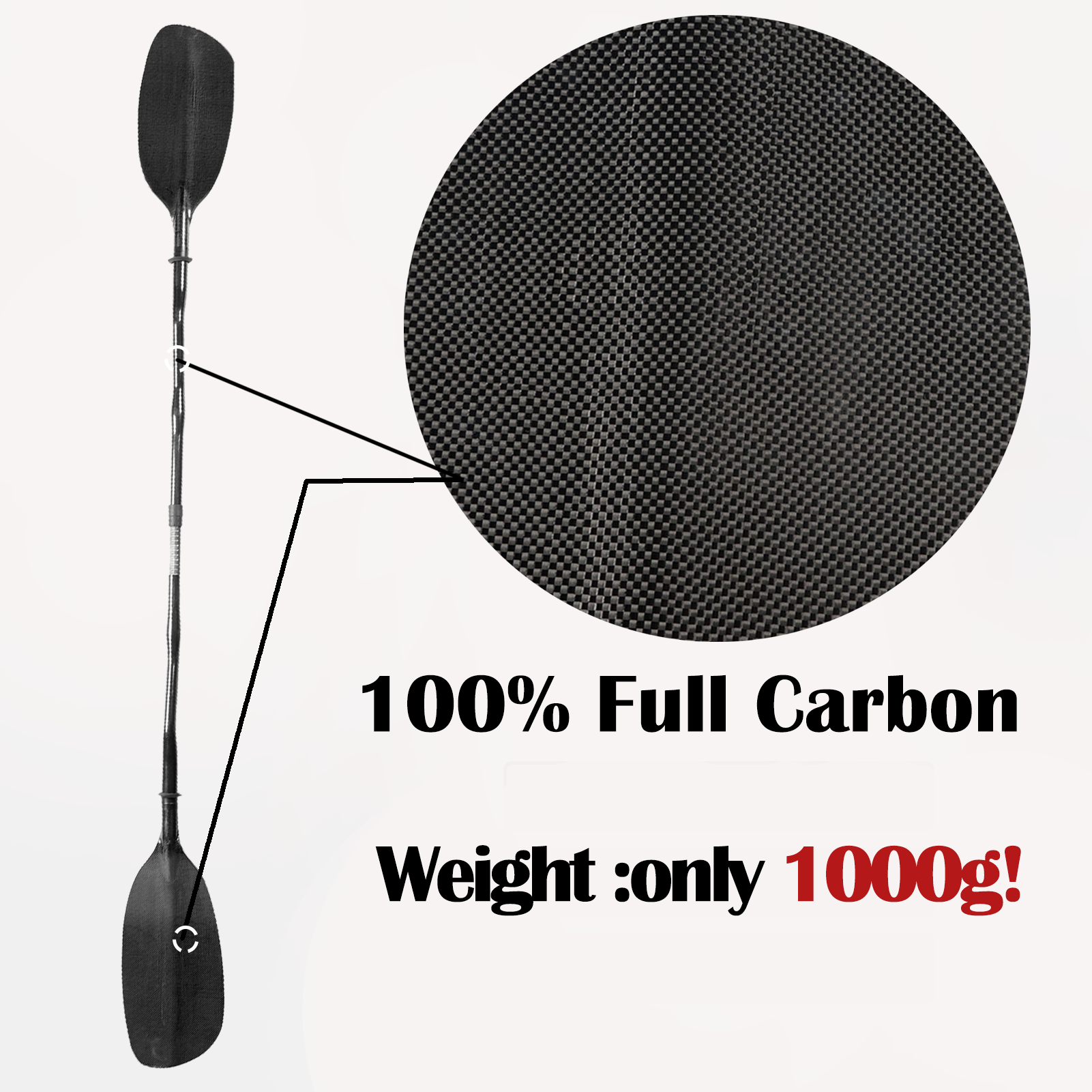 Full Carbon Kayak Paddle with  - Kayak Paddle Carbon 评论和价格