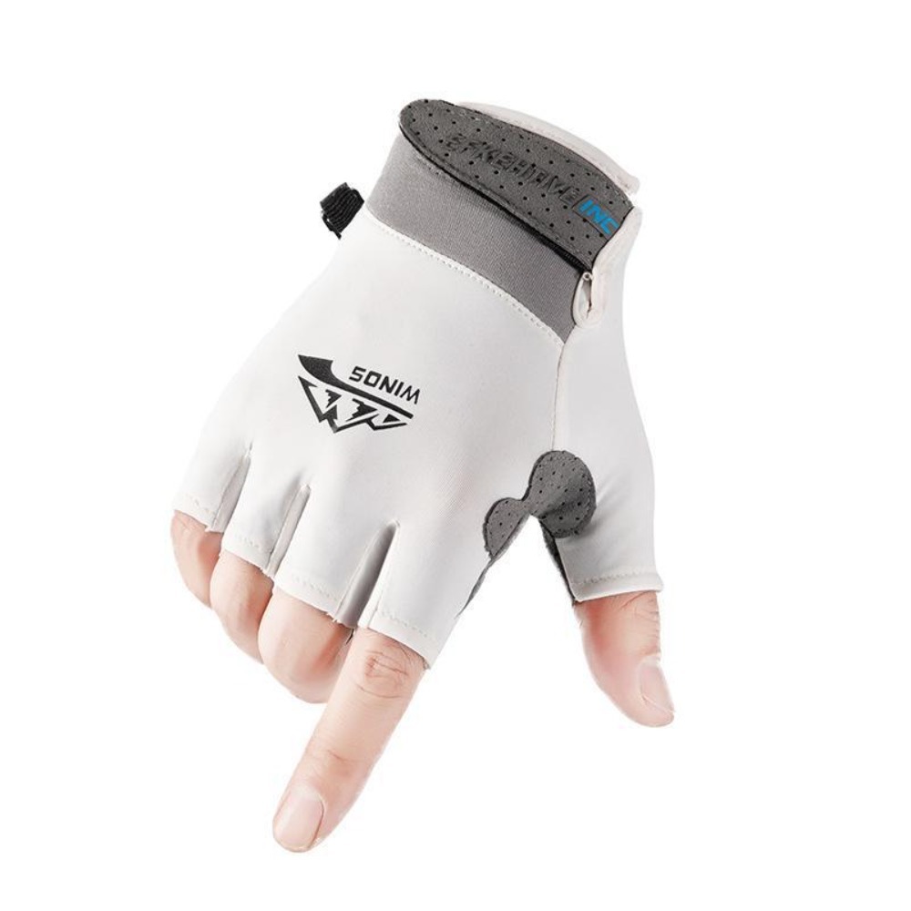 Anti-uv Half Finger Fishing Gl - Spearfishing Glove 评论和价格