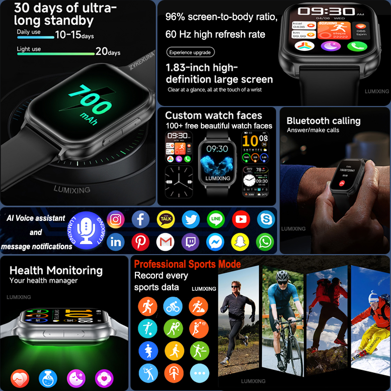 2026 New Sports Smart Watch Me - Aquatic Sports Performance 评论和价格