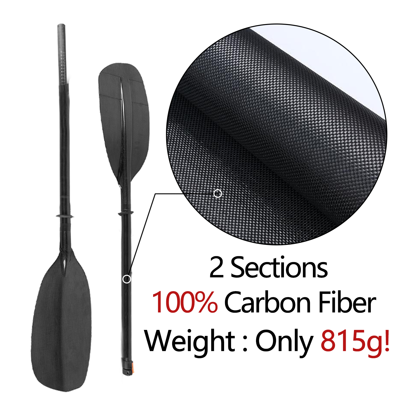 815g Carbon Whitewater Paddle  - Kayak Paddle Carbon 评论和价格