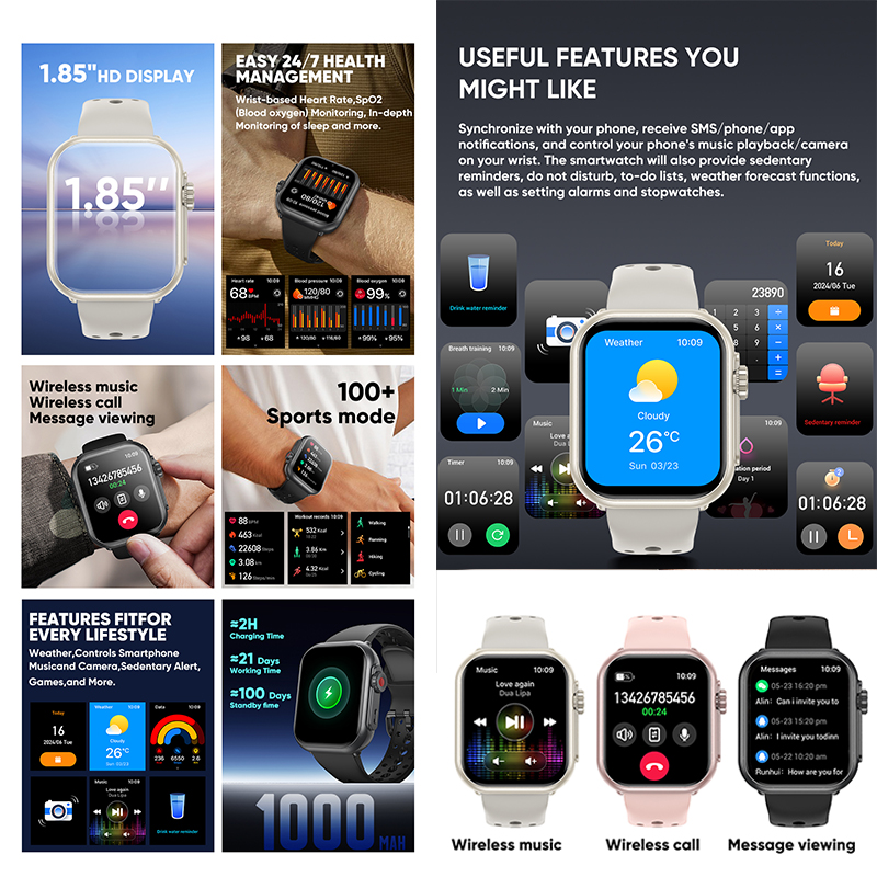 New Watch Ultra K62 Smartwatch - Aquatic Sports Performance 评论和价格