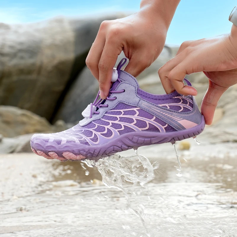 Purple Non Slip Barefoot Water - Aquatic Sports Shoes 评论和价格